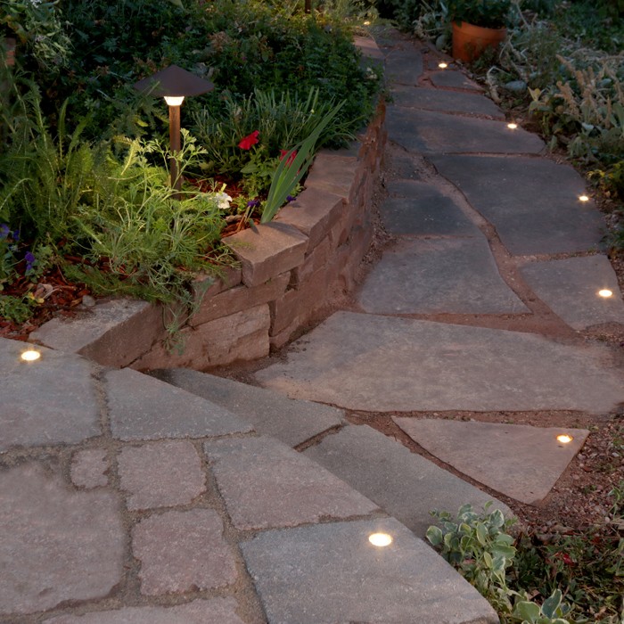 What are the dimensions of the paver dot light?