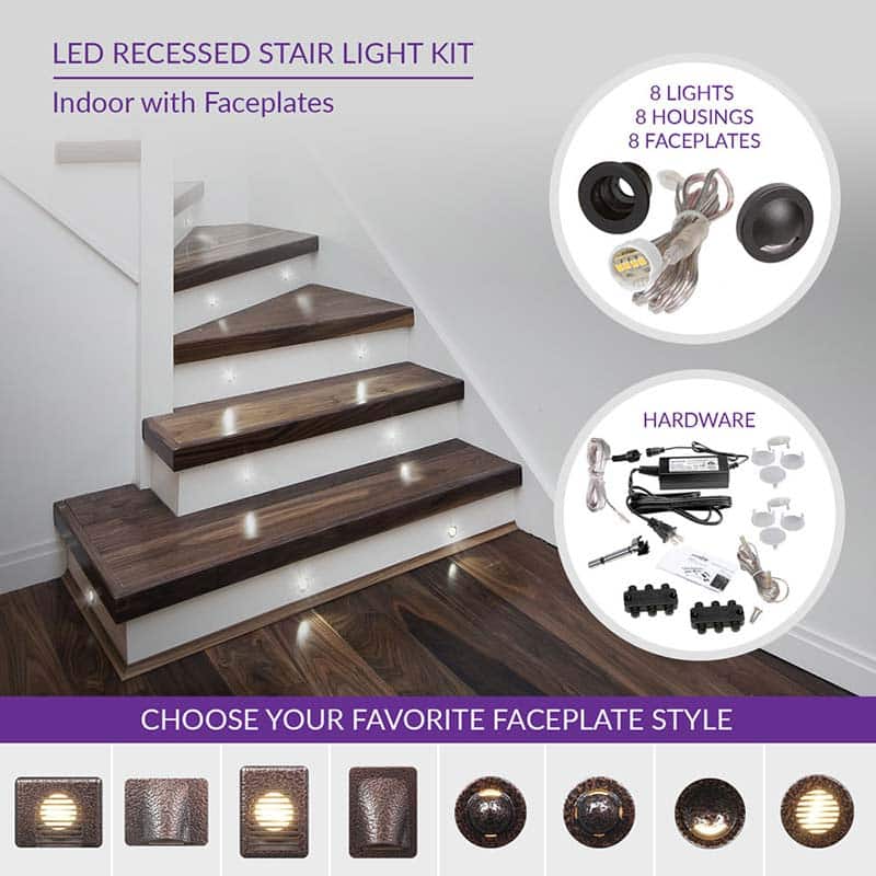 Can the face plates be purchased separately? I have the stair lights and would like to add faceplates.