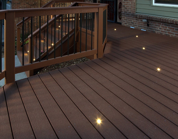 Can the deck dots be used on the floor of a deck?